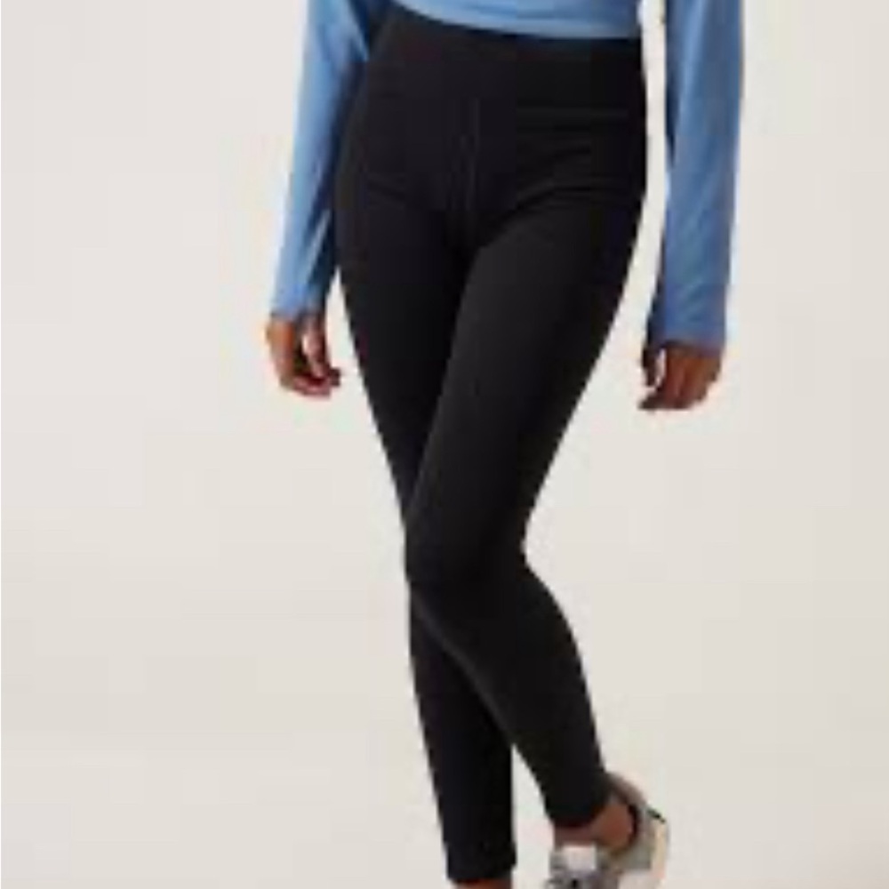Athleta girl polartech fleece lined leggings